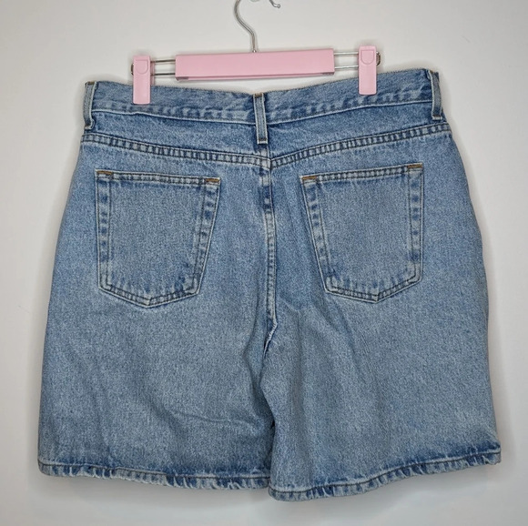 Vintage 90s Bluenotes Denim  Jean Shorts Women Junior Size 13 - Picture 2 of 8